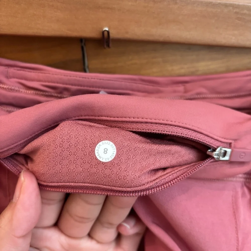Lululemon Pace Rival Mid-Rise Skirt Brier Rose, Size 8